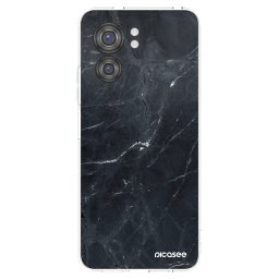 Átlátszó szilikon tok az alábbi mobiltelefonokra Motorola Edge 40 - Black marble