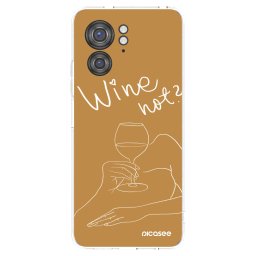 Átlátszó szilikon tok az alábbi mobiltelefonokra Motorola Edge 40 - Wine not