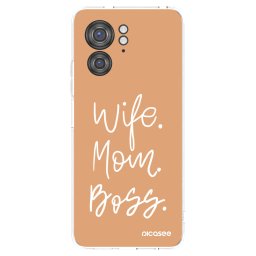 Átlátszó szilikon tok az alábbi mobiltelefonokra Motorola Edge 40 - Boss Mama