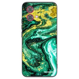 Fekete szilikon tok az alábbi mobiltelefonokra Motorola Moto G84 5G - Green Gold