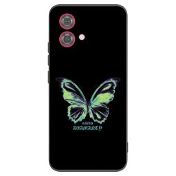 Fekete szilikon tok az alábbi mobiltelefonokra Motorola Moto G84 5G - Diamanty Blue