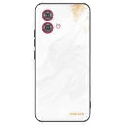 Fekete szilikon tok az alábbi mobiltelefonokra Motorola Moto G84 5G - White