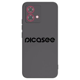 Fekete szilikon tok az alábbi mobiltelefonokra Motorola Moto G84 5G - Picasee - new logo - black