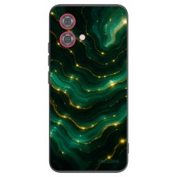 Fekete szilikon tok az alábbi mobiltelefonokra Motorola Moto G84 5G - Emerald