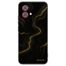 Fekete szilikon tok az alábbi mobiltelefonokra Motorola Moto G84 5G - Thunder