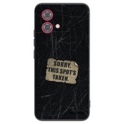 Fekete szilikon tok az alábbi mobiltelefonokra Motorola Moto G84 5G - SORRY