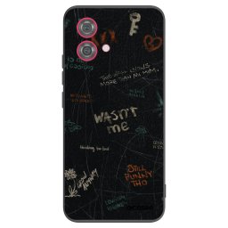 Fekete szilikon tok az alábbi mobiltelefonokra Motorola Moto G84 5G - CONFESSION