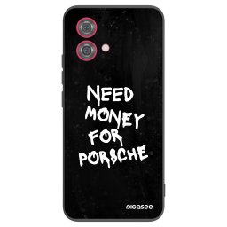Fekete szilikon tok az alábbi mobiltelefonokra Motorola Moto G84 5G - Black Dollar