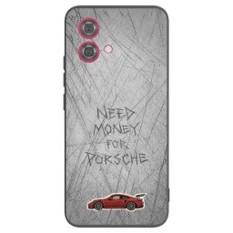 Fekete szilikon tok az alábbi mobiltelefonokra Motorola Moto G84 5G - Garage Scratch
