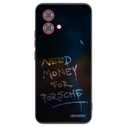 Fekete szilikon tok az alábbi mobiltelefonokra Motorola Moto G84 5G - Neon Nights