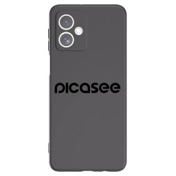 Fekete szilikon tok az alábbi mobiltelefonokra Motorola Moto G54 5G - Picasee - new logo - black