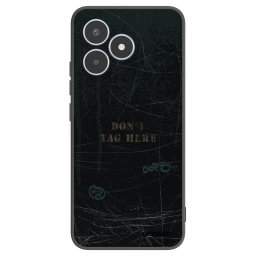 Fekete szilikon tok az alábbi mobiltelefonokra Realme C53 - DON´T TAG