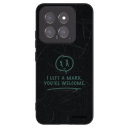 Fekete szilikon tok az alábbi mobiltelefonokra Xiaomi 14 - LEFT A MARK