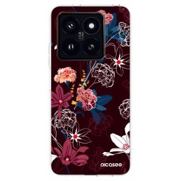 Átlátszó szilikon tok az alábbi mobiltelefonokra Xiaomi 14 Pro - Dark Meadow