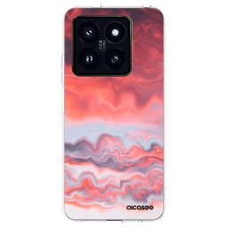 Átlátszó szilikon tok az alábbi mobiltelefonokra Xiaomi 14 Pro - Sunset
