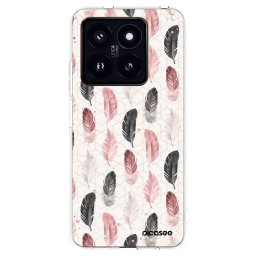 Átlátszó szilikon tok az alábbi mobiltelefonokra Xiaomi 14 Pro - Feather 2