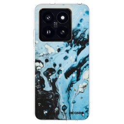 Átlátszó szilikon tok az alábbi mobiltelefonokra Xiaomi 14 Pro - Organic blue