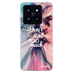 Átlátszó szilikon tok az alábbi mobiltelefonokra Xiaomi 14 Pro - Don't think TOO much