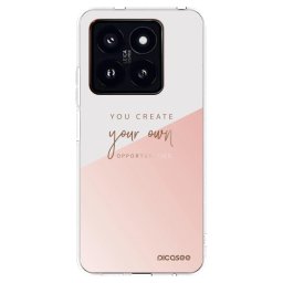 Átlátszó szilikon tok az alábbi mobiltelefonokra Xiaomi 14 Pro - You create your own opportunities