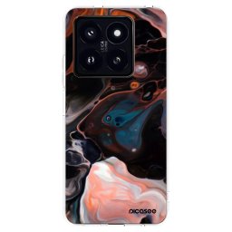 Átlátszó szilikon tok az alábbi mobiltelefonokra Xiaomi 14 Pro - Cream