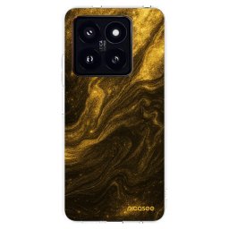 Átlátszó szilikon tok az alábbi mobiltelefonokra Xiaomi 14 Pro - Black