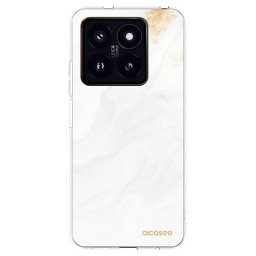Átlátszó szilikon tok az alábbi mobiltelefonokra Xiaomi 14 Pro - White