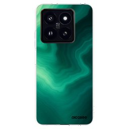 Átlátszó szilikon tok az alábbi mobiltelefonokra Xiaomi 14 Pro - Malachite