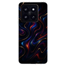 Átlátszó szilikon tok az alábbi mobiltelefonokra Xiaomi 14 Pro - Noir