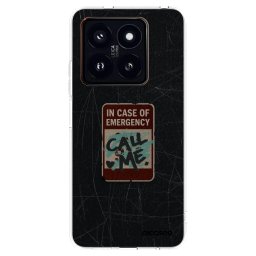 Átlátszó szilikon tok az alábbi mobiltelefonokra Xiaomi 14 Pro - EMERGENCY