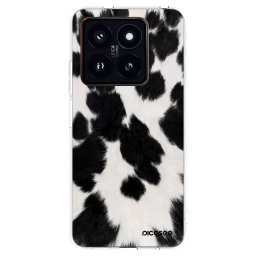 Átlátszó szilikon tok az alábbi mobiltelefonokra Xiaomi 14 Pro - Black Moo