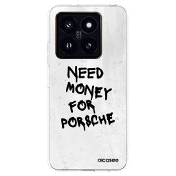 Átlátszó szilikon tok az alábbi mobiltelefonokra Xiaomi 14 Pro - White Dollar