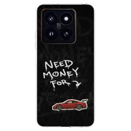 Átlátszó szilikon tok az alábbi mobiltelefonokra Xiaomi 14 Pro - Track Mode