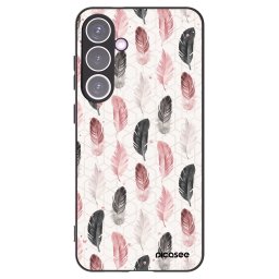 Fekete szilikon tok az alábbi mobiltelefonokra Samsung Galaxy S24+ S926B 5G - Feather 2