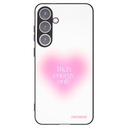Fekete szilikon tok az alábbi mobiltelefonokra Samsung Galaxy S24+ S926B 5G - Rich Energy
