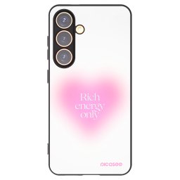 Fekete szilikon tok az alábbi mobiltelefonokra Samsung Galaxy S24 S921B 5G - Rich Energy