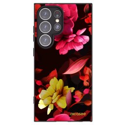 Fekete szilikon tok az alábbi mobiltelefonokra Samsung Galaxy S24 Ultra S928B 5G - Dark Peonny