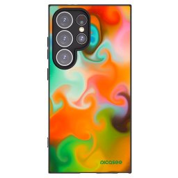Fekete szilikon tok az alábbi mobiltelefonokra Samsung Galaxy S24 Ultra S928B 5G - Juice
