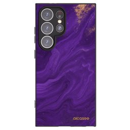 Fekete szilikon tok az alábbi mobiltelefonokra Samsung Galaxy S24 Ultra S928B 5G - Purple