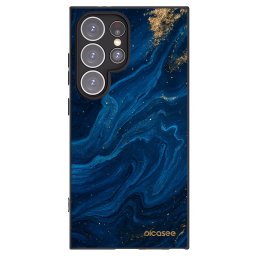 Fekete szilikon tok az alábbi mobiltelefonokra Samsung Galaxy S24 Ultra S928B 5G - Blue