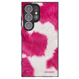 Fekete szilikon tok az alábbi mobiltelefonokra Samsung Galaxy S24 Ultra S928B 5G - Pink Moo