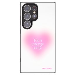 Fekete szilikon tok az alábbi mobiltelefonokra Samsung Galaxy S24 Ultra S928B 5G - Rich Energy