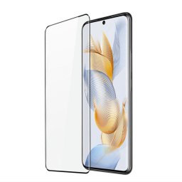 3x 3D üvegfólia kerettel az alábbi mobiltelefonokra Honor 90 Lite 5G - fekete - 2+1 ingyen