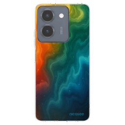 Átlátszó szilikon tok az alábbi mobiltelefonokra Vivo Y36 4G - Solar