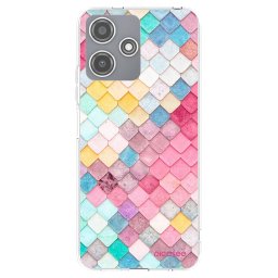 Átlátszó szilikon tok az alábbi mobiltelefonokra Xiaomi Redmi 12 5G - Colorful roof