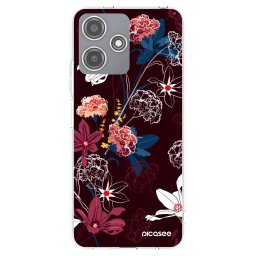 Átlátszó szilikon tok az alábbi mobiltelefonokra Xiaomi Redmi 12 5G - Dark Meadow