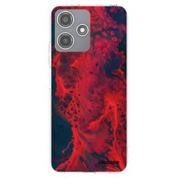 Átlátszó szilikon tok az alábbi mobiltelefonokra Xiaomi Redmi 12 5G - Organic red