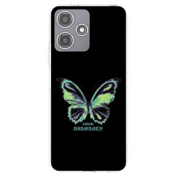 Átlátszó szilikon tok az alábbi mobiltelefonokra Xiaomi Redmi 12 5G - Diamanty Blue