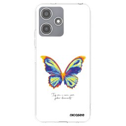 Átlátszó szilikon tok az alábbi mobiltelefonokra Xiaomi Redmi 12 5G - Diamanty White