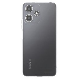 Átlátszó szilikon tok az alábbi mobiltelefonokra Xiaomi Redmi 12 5G - Clear
