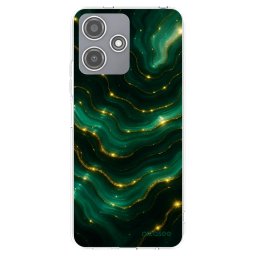 Átlátszó szilikon tok az alábbi mobiltelefonokra Xiaomi Redmi 12 5G - Emerald